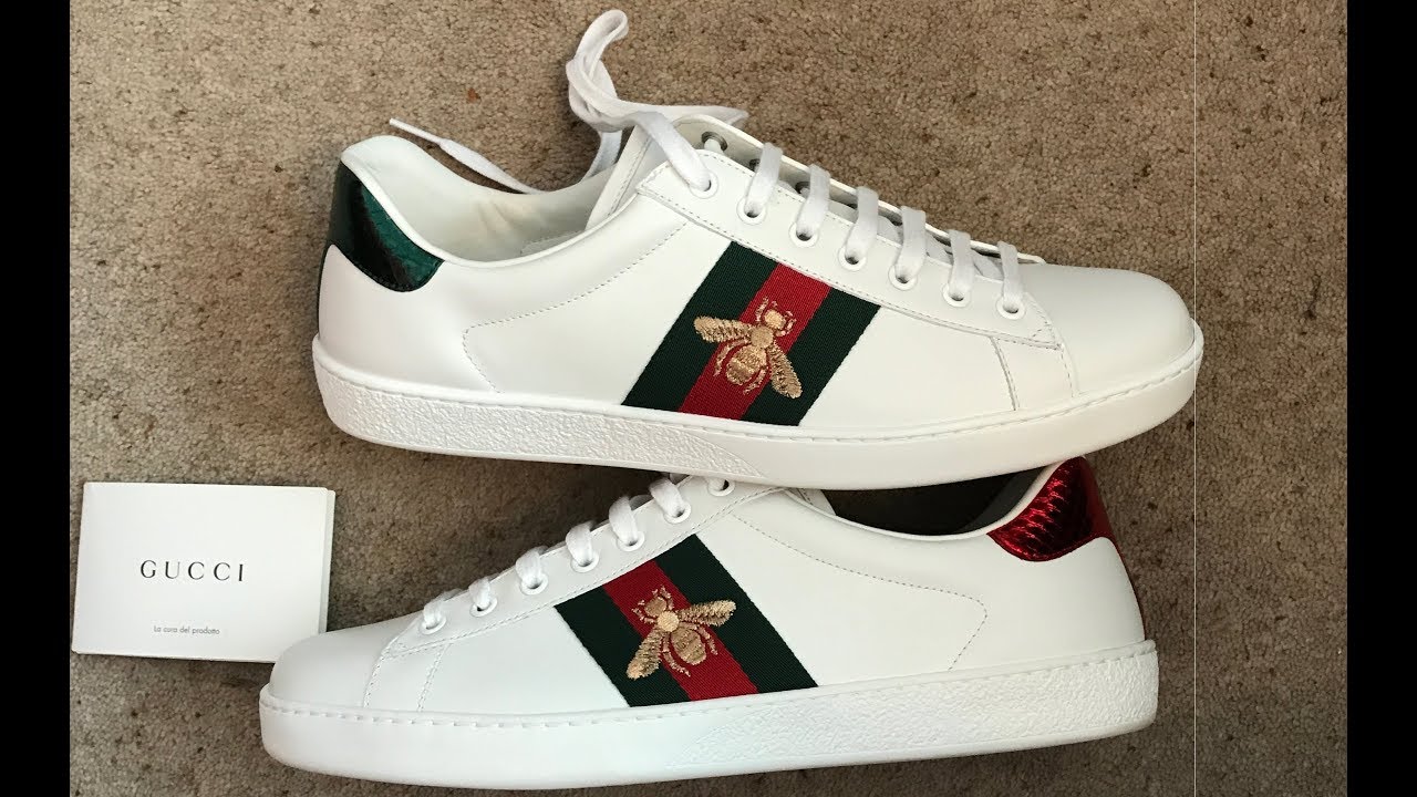 UNBOXING: GUCCI BEE SNEAKERS - YouTube