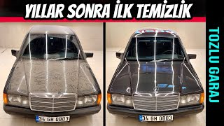 TOZLU GARAJ | Mercedes 190E Tozlarından Arındı | Boyası Bile Orijinal Çıktı