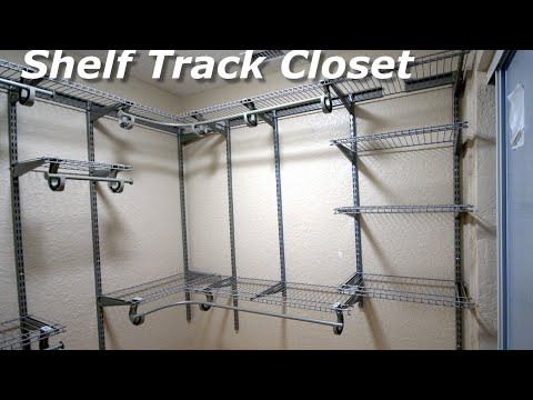 Closetmaid Shelftrack Installation Small Closet Organization
