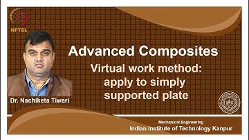 noc18-me58  Lec 52-Virtual work method: apply to simply supported plate