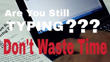 Make Your Documents soft copy without Typing ! OCR