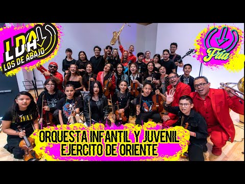 LOS DE ABAJO TOCANDO CON ORQUESTA INFANTIL EN UTOPIA