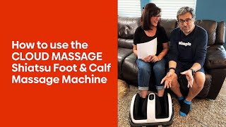 How to use the Cloud Massage Shiatsu Foot Massager