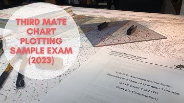 3rd Mate Chart Plot Sample Exam (2023)