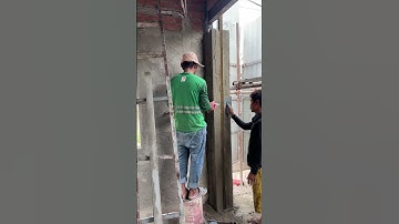 Plastering work for shophouse #siteoffice #architecture #work #site #shorts #design