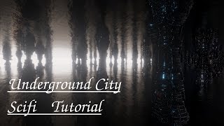 Famous Scifi Underground City blender 2 80 Eevee Tutorial Wealth