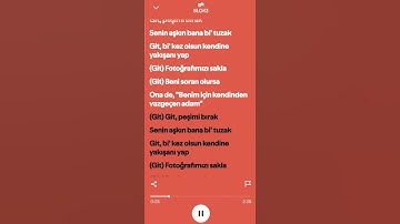 Thumbnail of blok3- git #lyricsvideo #beniöneçıkart #music