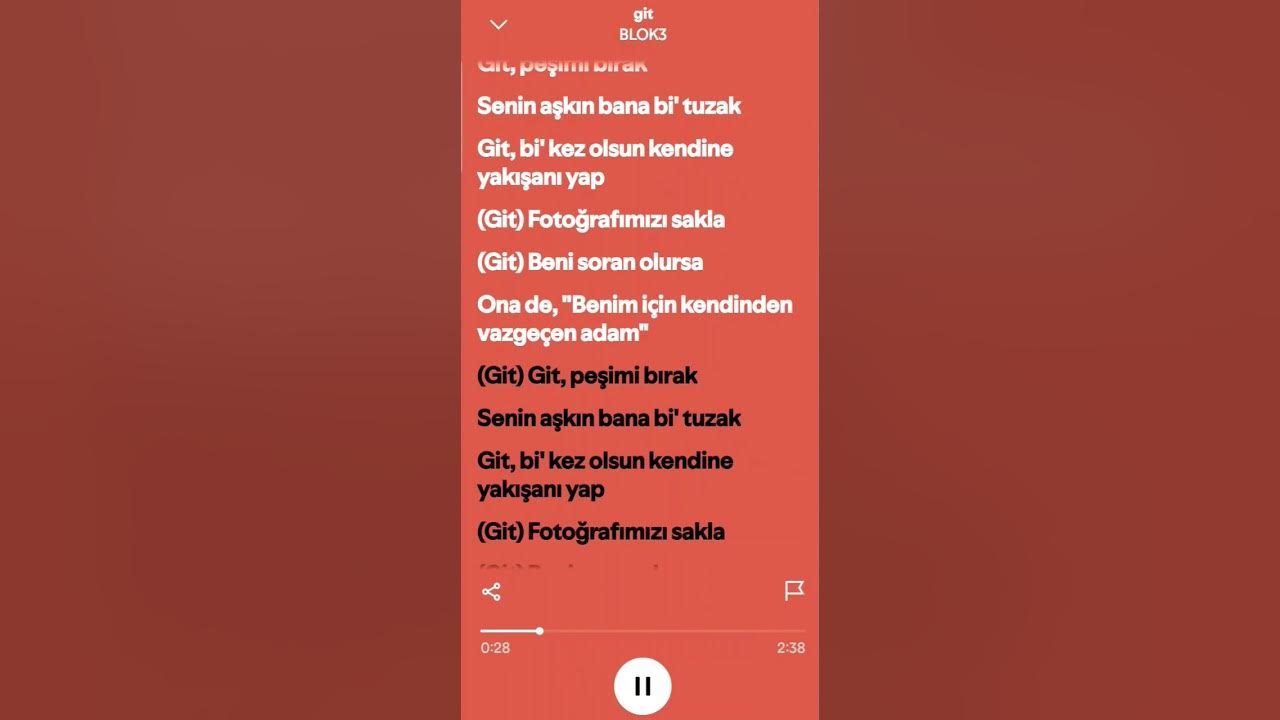 blok3- git #lyricsvideo #beniöneçıkart #music
