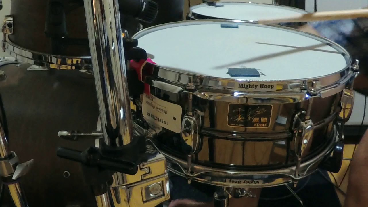 Tama Soul Toul signature Snare 14 x 5.5 (Steel) - YouTube