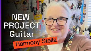 Guitar Project ** Vintage USA Made Stella Harmony $85 ** Reglue Bridge Needed #guitar