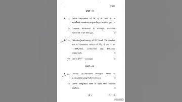 #exam December 2022#bsc 3rd semester #physical #chemistry #paper #meerpur #igu meerpur #university