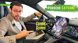 Porsche Cayenne 2026 Interior - It Has A Curved Screen