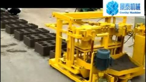 QT40-3 moving block machine www.geethy.com