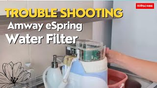 HOW TO TROUBLESHOOT AMWAY eSPRING WATER FILTER