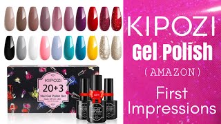 First Impressions | Kipozi Gel Polish | AMAZON GEL POLISH