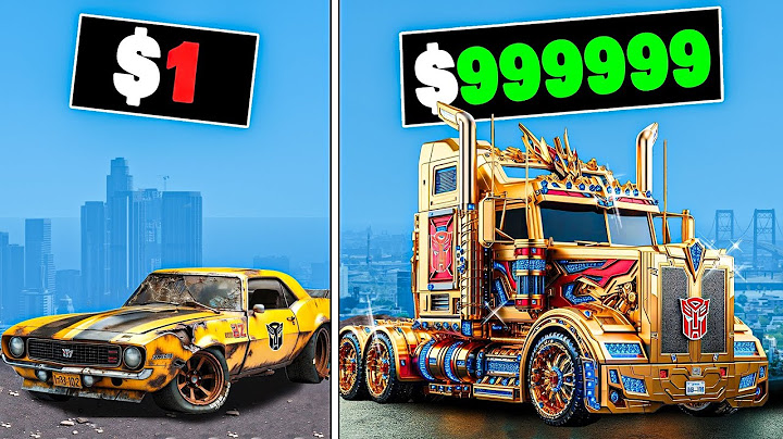 $1 to $1,000,000 Transformer in GTA 5
