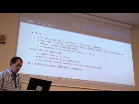 ICAPS 2013: Adi Botea - Moving Target Search with Compressed Path Databases