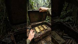 Found the abandoned treasure in bunker #shorts #gold
