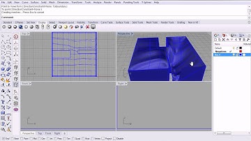 Rhino - 9 - Move Face   Intersect Snap   Project Snap