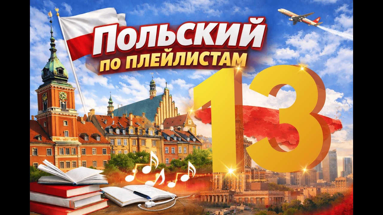 ПОЛЬСКИЙ ПО ПЛЕЙЛИСТАМ. УРОКИ ПОЛЬСКОГО ЯЗЫКА. УРОК 13