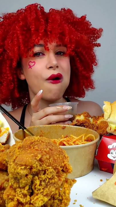 Jolibee chicken gravy asmr mukbang #mukbang #asmr #asmrmukgbang #foodie #jollibee #chickenjoy #gravy