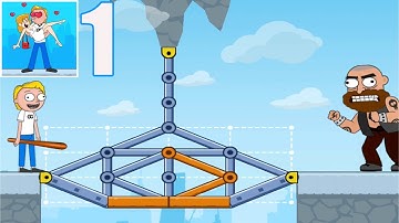 Love Rescue: Bridge Puzzle - ALL LEVELS 1-10 Gameplay Walkthrough Part 1