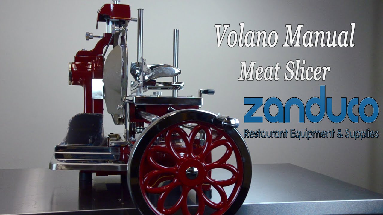 Volano Manual Style Meat Slicer 