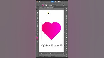 EASY WAY CREATE HEART SHAPE IN ADOBE ILLUSTRATOR