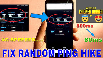 Increase 4G Data Download Speed| Reduce Ping & Lag In PUBG| LOCK JIO BAND | Get STABLE PING FOR PUBG