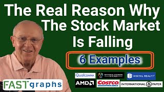 The Real Reason Why The Stock Market Is Falling: 6 Examples | FAST Graphs