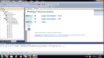 How to Create New Project in Proficy Machine Edition