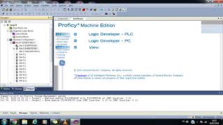 How to Create New Project in Proficy Machine Edition