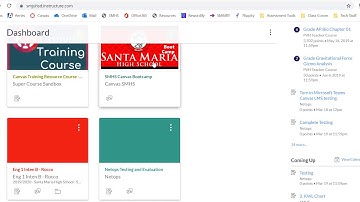 Canvas Bootcamp: The Main Canvas Menu, Courses and the Dashboard, and Setting a Course Image