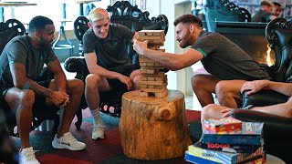 'Who would sign themselves on Football Manager?' 👀 NUFC Players Answer Questions Using Giant Jenga!