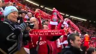 Стадион в Мельбурне поёт гимн Ливерпуля YNWA