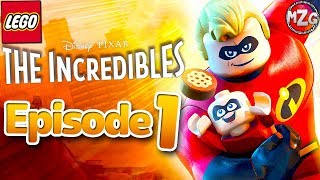 LEGO The Incredibles Gameplay Walkthrough - Episode 1 - The Incredibles vs. Underminer! (PS4)