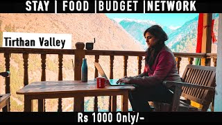 Cost of working from Mountains in Tirthan Valley| Best Homestay experience in #TirthanValley