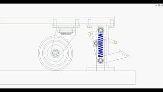 Floor lock for table of casters