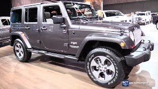 2016 Jeep Wrangler Sahara - Exterior and Interior Walkaround - 2016 Detroit Auto Show