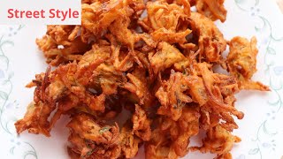 How To Make Onion Pakoda | Street Style Crispy Onion Pakora in Just 10min