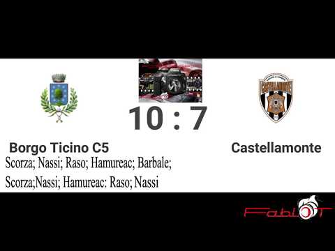 Calcio a 5 serie C1 BorgoTicino Vs Castellamonte 10-7