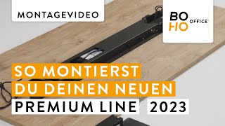 Das boho office® Premium Line Tischgestell - Montage/Aufbau (ab 2023)