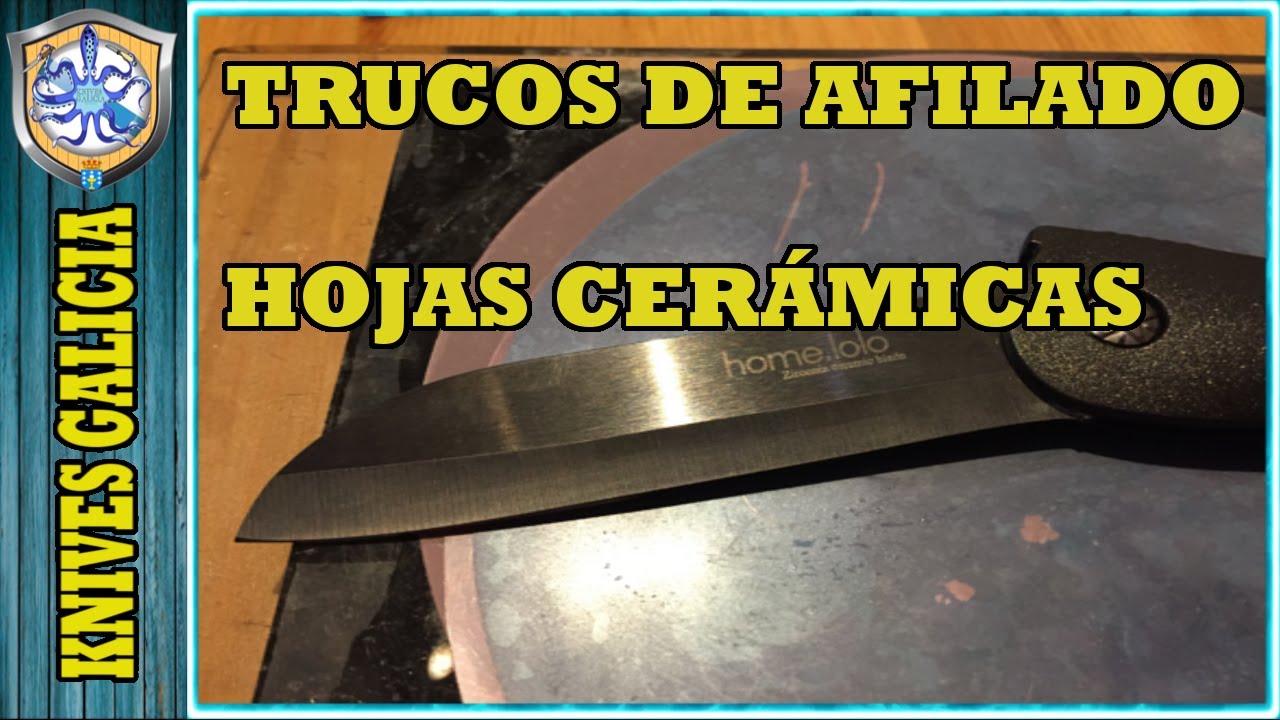 Cómo afilar cuchillos ceramicos: guía paso a paso y opciones