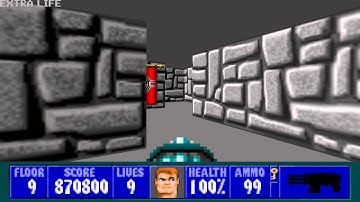 Wolfenstein 3D - Episode 1, Floor 9