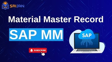 Material Master Record in SAP MM | Complete Guide & Configuration Steps