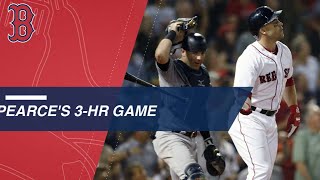 Steve Pearce belts three homers vs Yankees