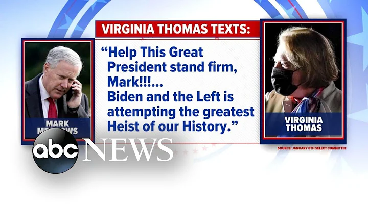 Ginni Thomas text messages to former White House c...