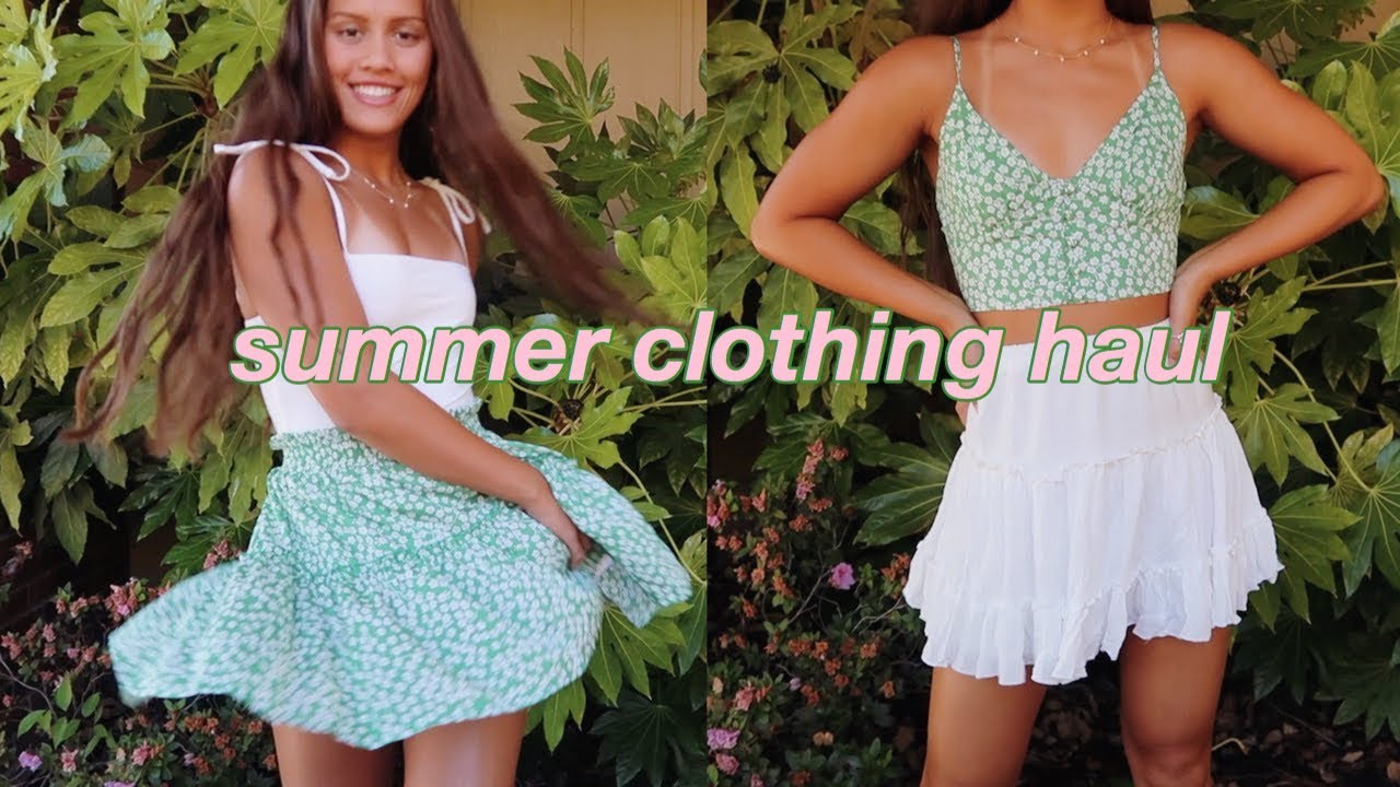 SUMMER CLOTHING HAUL : Princess Polly - YouTube