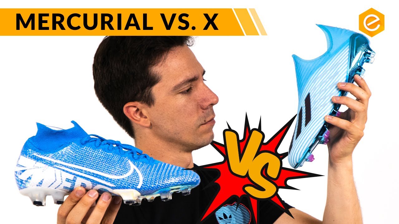 Antagonista arma partícipe ADIDAS X vs NIKE MERCURIAL · ¿CUÁL ELEGIR? - YouTube