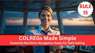 COLREGs Rule 15 Explained | Crossing Situations Made Simple